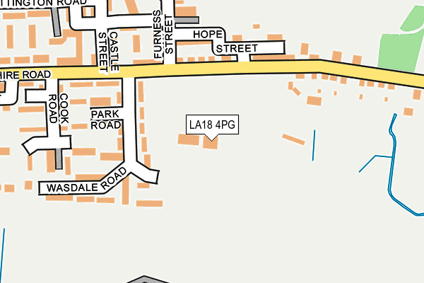 LA18 4PG map - OS OpenMap – Local (Ordnance Survey)