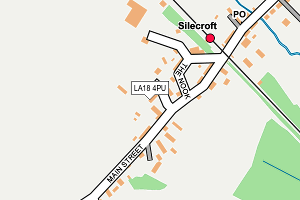 LA18 4PU map - OS OpenMap – Local (Ordnance Survey)