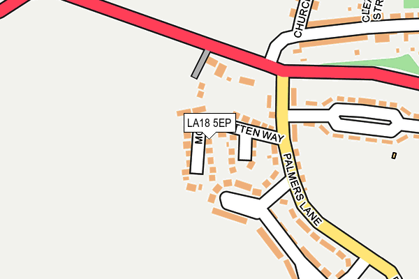 LA18 5EP map - OS OpenMap – Local (Ordnance Survey)