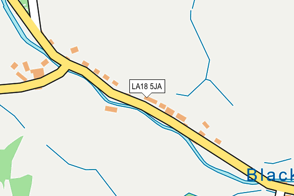 LA18 5JA map - OS OpenMap – Local (Ordnance Survey)