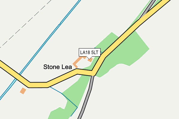 LA18 5LT map - OS OpenMap – Local (Ordnance Survey)