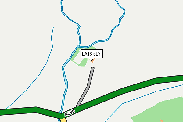 LA18 5LY map - OS OpenMap – Local (Ordnance Survey)