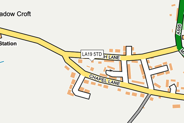 LA19 5TD map - OS OpenMap – Local (Ordnance Survey)