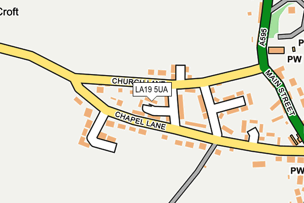 LA19 5UA map - OS OpenMap – Local (Ordnance Survey)
