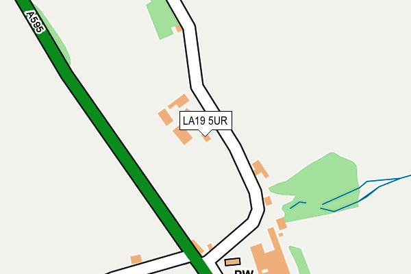 LA19 5UR map - OS OpenMap – Local (Ordnance Survey)