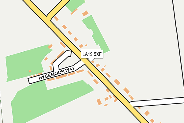 LA19 5XF map - OS OpenMap – Local (Ordnance Survey)