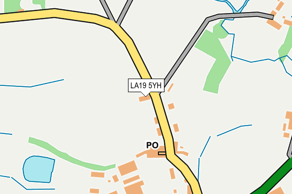 LA19 5YH map - OS OpenMap – Local (Ordnance Survey)