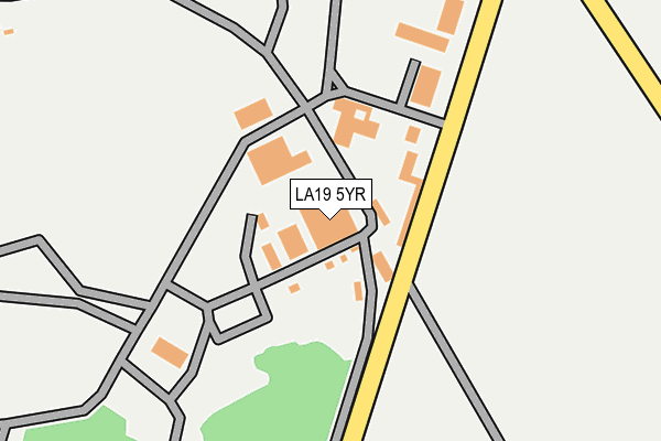 LA19 5YR map - OS OpenMap – Local (Ordnance Survey)