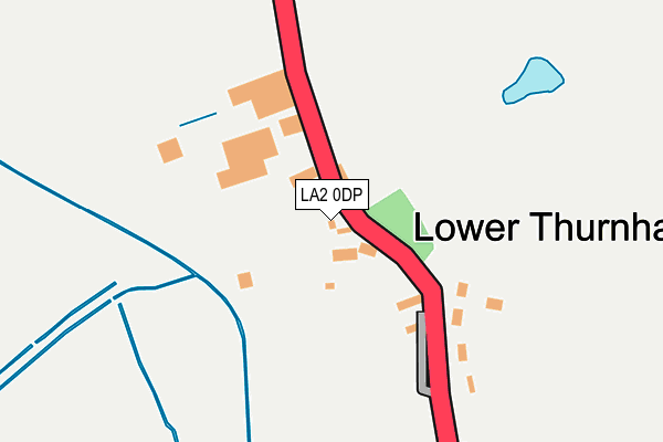LA2 0DP map - OS OpenMap – Local (Ordnance Survey)