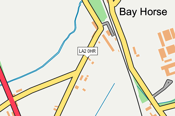 LA2 0HR map - OS OpenMap – Local (Ordnance Survey)