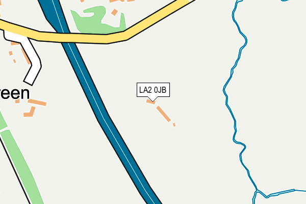 LA2 0JB map - OS OpenMap – Local (Ordnance Survey)