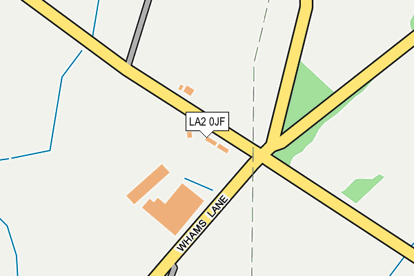 LA2 0JF map - OS OpenMap – Local (Ordnance Survey)