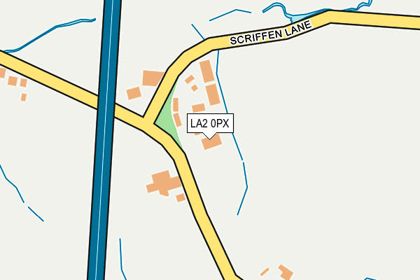 LA2 0PX map - OS OpenMap – Local (Ordnance Survey)