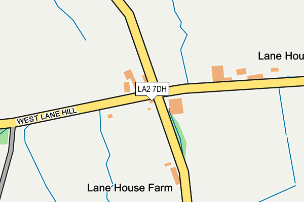 LA2 7DH map - OS OpenMap – Local (Ordnance Survey)