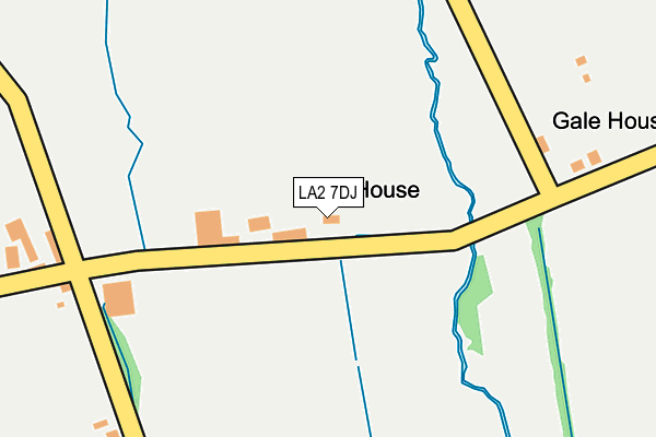 LA2 7DJ map - OS OpenMap – Local (Ordnance Survey)