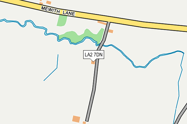 LA2 7DN map - OS OpenMap – Local (Ordnance Survey)