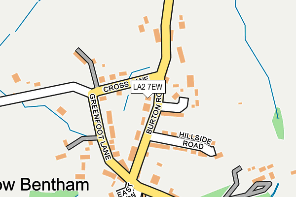 LA2 7EW map - OS OpenMap – Local (Ordnance Survey)