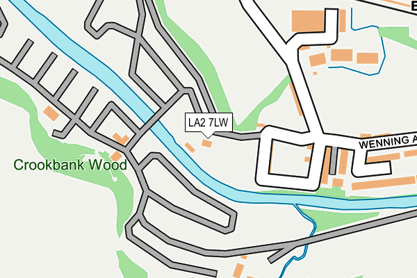 LA2 7LW map - OS OpenMap – Local (Ordnance Survey)