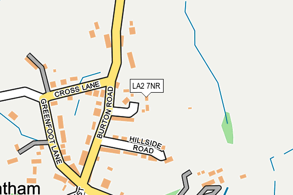 LA2 7NR map - OS OpenMap – Local (Ordnance Survey)