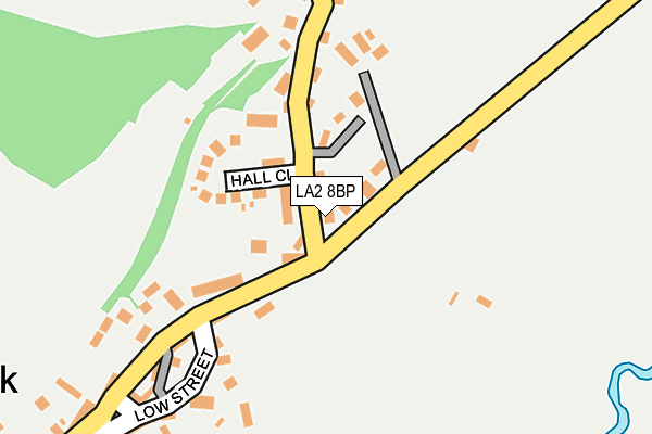LA2 8BP map - OS OpenMap – Local (Ordnance Survey)