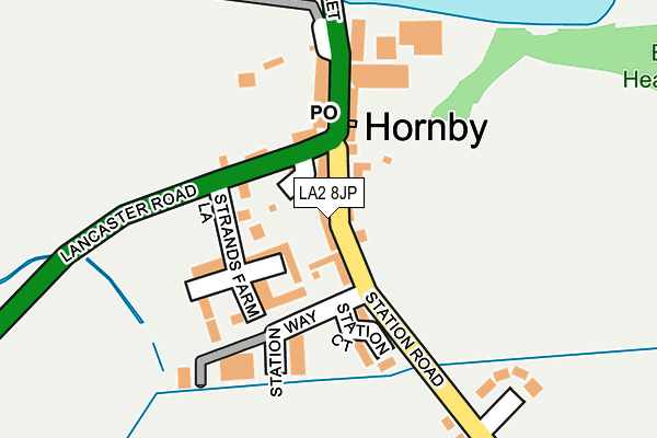 Map of INTAGLIO HORNBY LTD at local scale