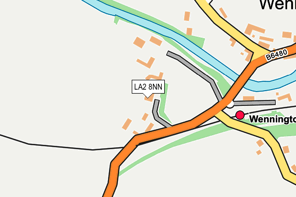 LA2 8NN map - OS OpenMap – Local (Ordnance Survey)