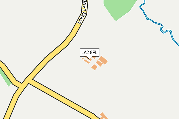 LA2 8PL map - OS OpenMap – Local (Ordnance Survey)