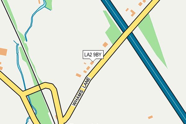 LA2 9BY map - OS OpenMap – Local (Ordnance Survey)