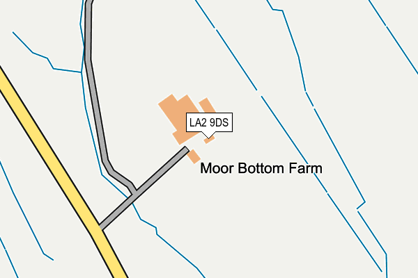 LA2 9DS map - OS OpenMap – Local (Ordnance Survey)