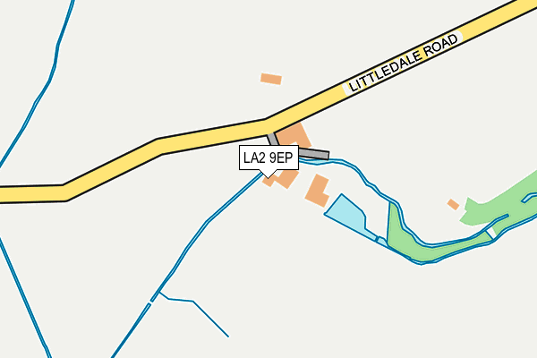 LA2 9EP map - OS OpenMap – Local (Ordnance Survey)