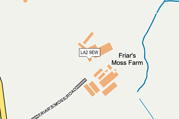 LA2 9EW map - OS OpenMap – Local (Ordnance Survey)