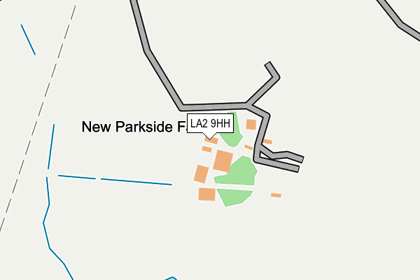 LA2 9HH map - OS OpenMap – Local (Ordnance Survey)