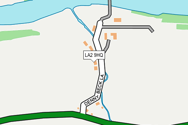 LA2 9HQ map - OS OpenMap – Local (Ordnance Survey)