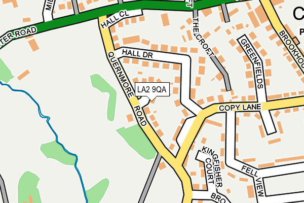 LA2 9QA map - OS OpenMap – Local (Ordnance Survey)