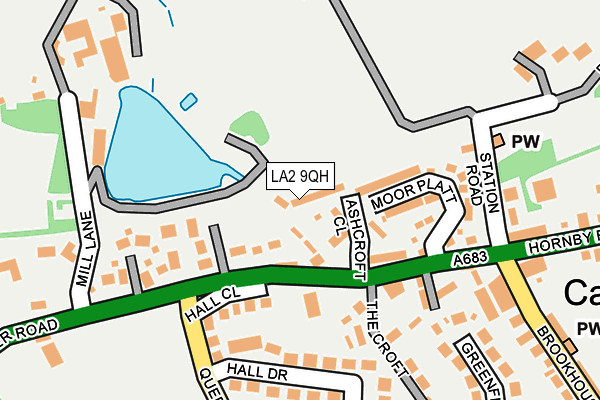 LA2 9QH map - OS OpenMap – Local (Ordnance Survey)