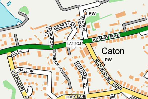 Map of STATION GARAGE (HALTON) LIMITED at local scale