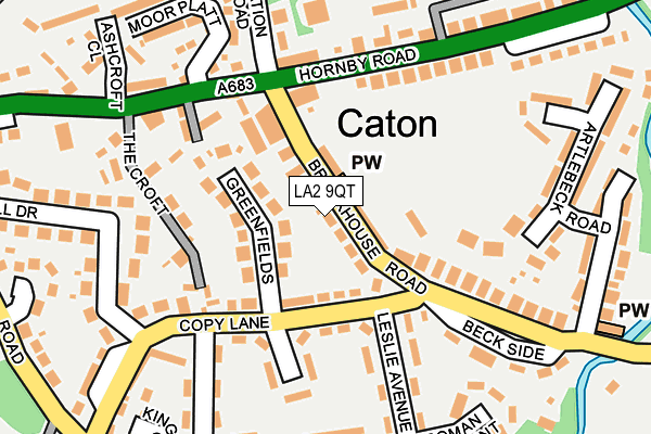 LA2 9QT map - OS OpenMap – Local (Ordnance Survey)