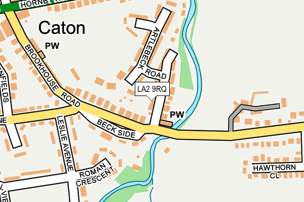 LA2 9RQ map - OS OpenMap – Local (Ordnance Survey)