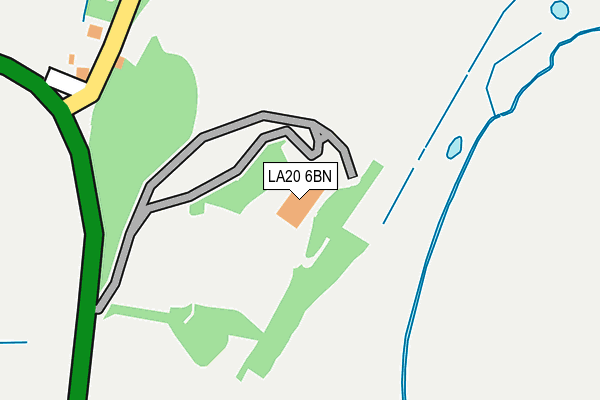 LA20 6BN map - OS OpenMap – Local (Ordnance Survey)