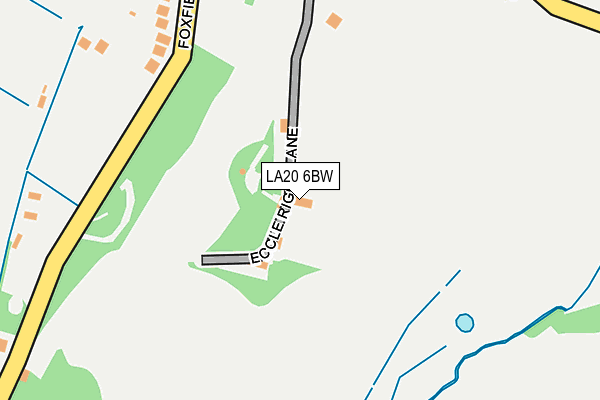 LA20 6BW map - OS OpenMap – Local (Ordnance Survey)