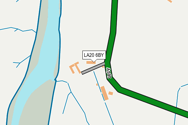 LA20 6BY map - OS OpenMap – Local (Ordnance Survey)