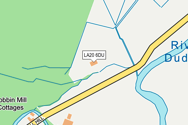 LA20 6DU map - OS OpenMap – Local (Ordnance Survey)
