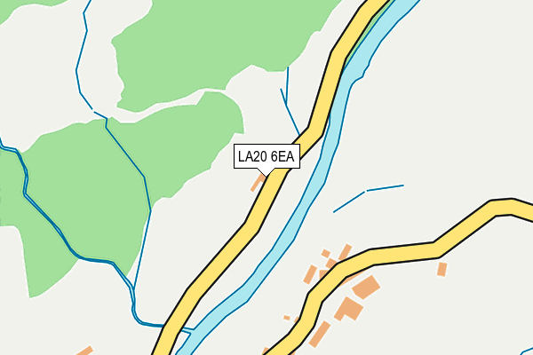 LA20 6EA map - OS OpenMap – Local (Ordnance Survey)