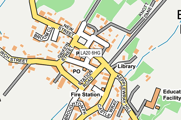 LA20 6HG map - OS OpenMap – Local (Ordnance Survey)