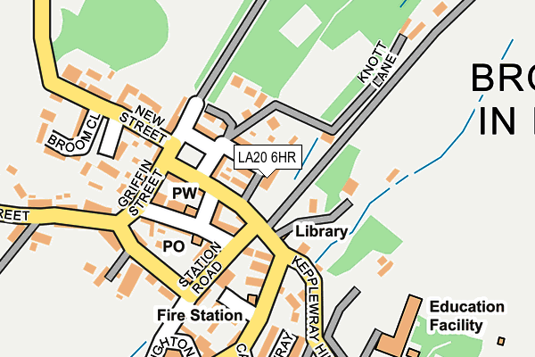 LA20 6HR map - OS OpenMap – Local (Ordnance Survey)