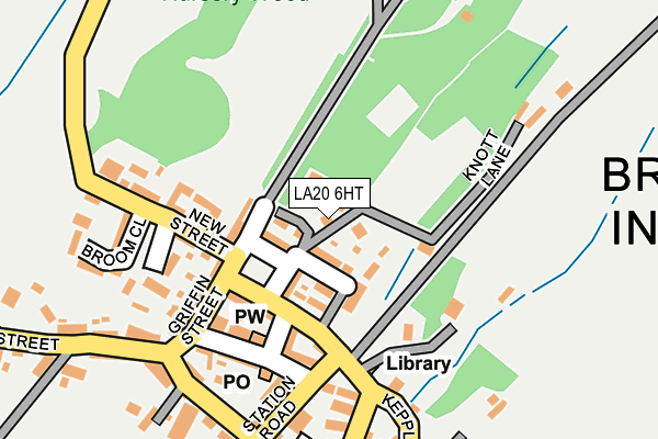 LA20 6HT map - OS OpenMap – Local (Ordnance Survey)