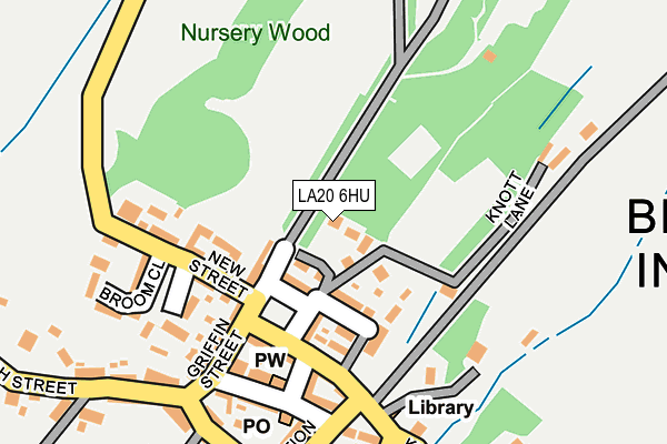 LA20 6HU map - OS OpenMap – Local (Ordnance Survey)