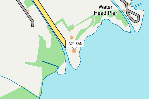 LA21 8AN map - OS OpenMap – Local (Ordnance Survey)