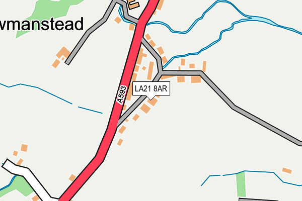 LA21 8AR map - OS OpenMap – Local (Ordnance Survey)