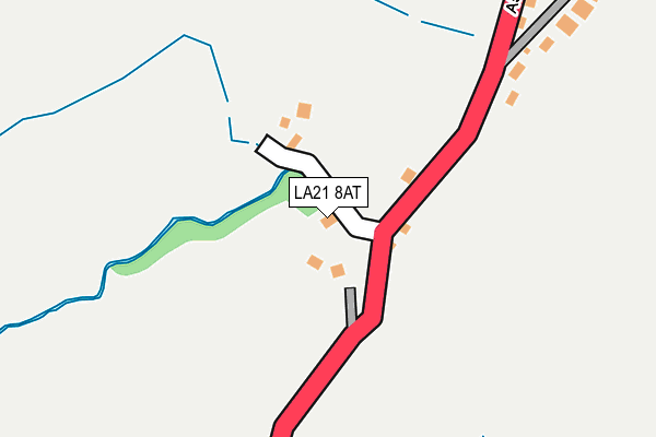 LA21 8AT map - OS OpenMap – Local (Ordnance Survey)